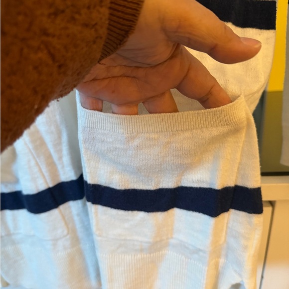 Old Navy Cream and Navy Cape - Picture 4 of 6